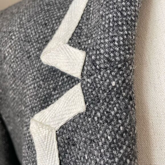 Banana Republic Wool H*cking Jacket Grey Tweed Blazer $170 12 - Picture 5 of 12